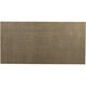 Albans 60 X 30 inch Brass / Black Coffee Table